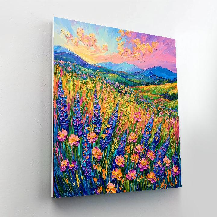 Vincent Van Gogh Inspired Wild Meadow  Paint By Numbers Kits