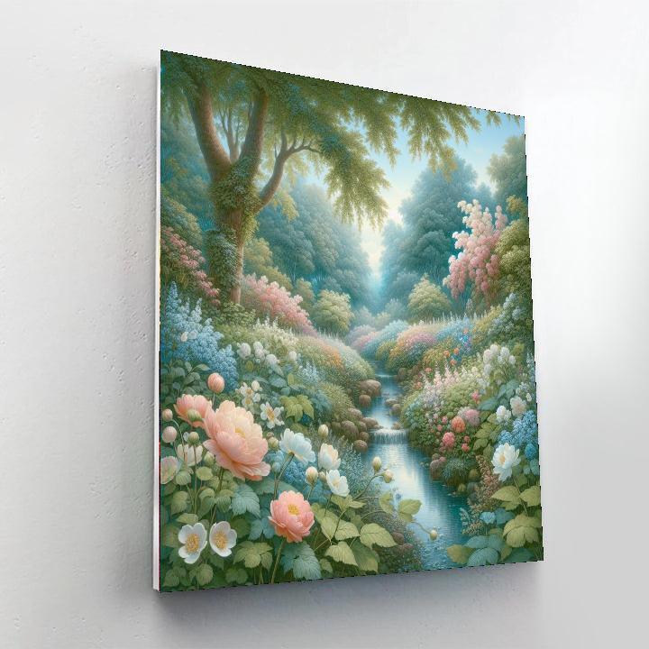 Serene Garden Whispers Paint By Color