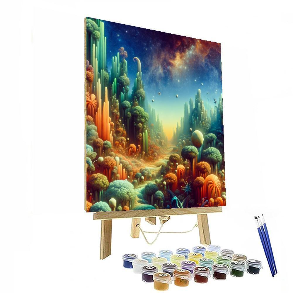 Cosmic Safari Paint By Number