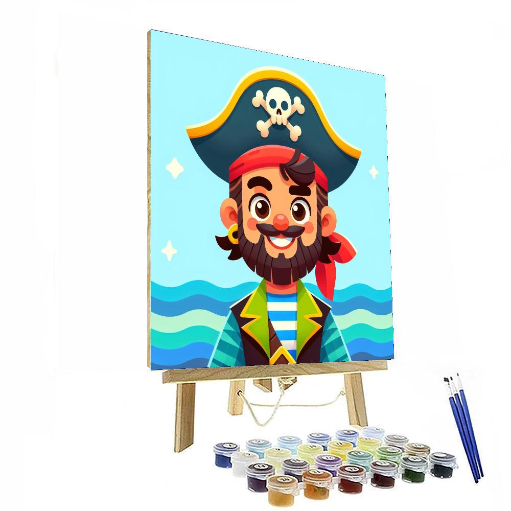 Silly Pirate Painting By Numbers Kit
