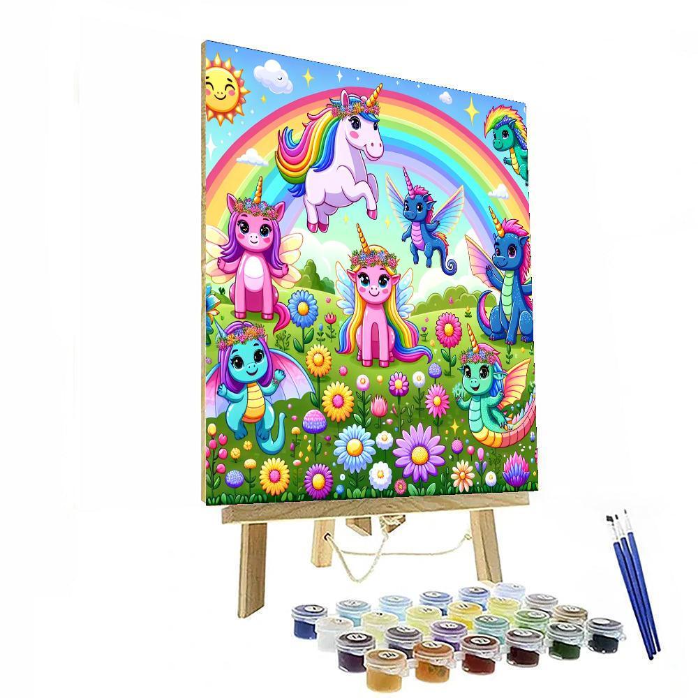 Adventures With Fantasy Creatures Paint By Numbers Kits