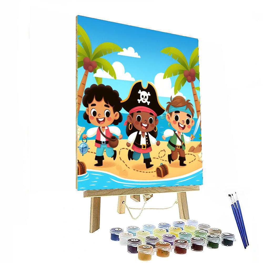 Magical Treasure Hunt DIY Paint By Numbers