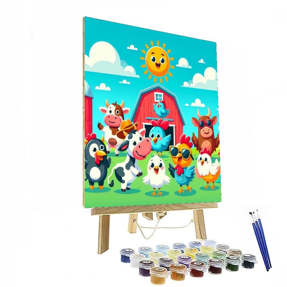 Funny Farm Adventures Paint By Numbers