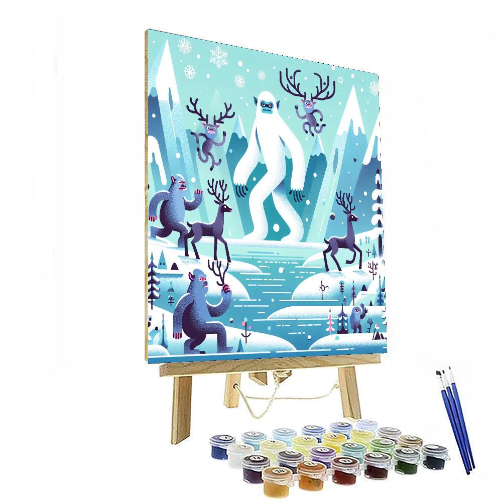 Frosty Fable Fjord Numbered Painting Kits