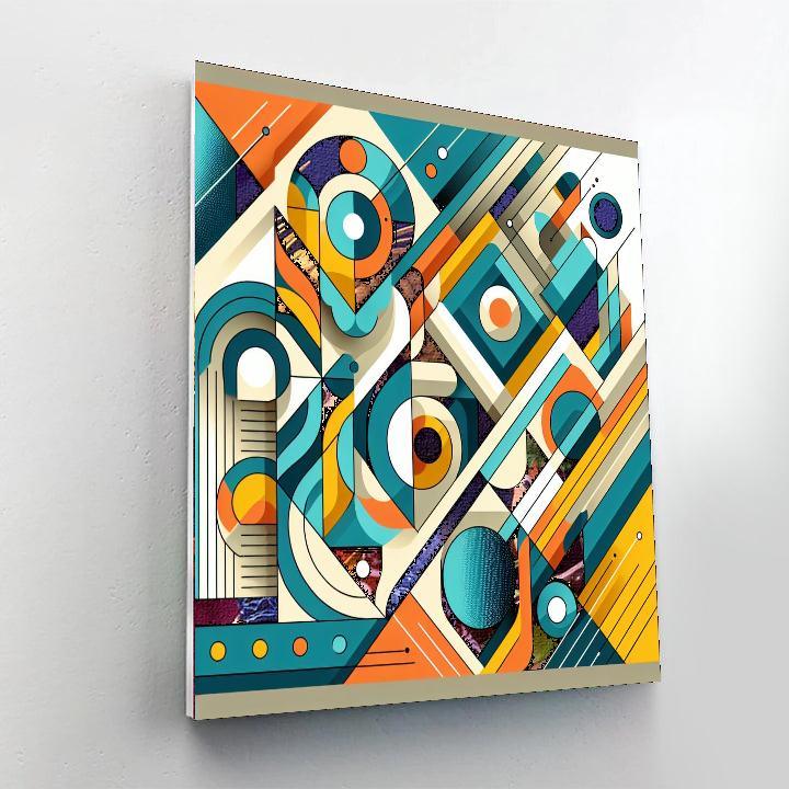 Artistic Geometric Wonders Numbered Painting Kits