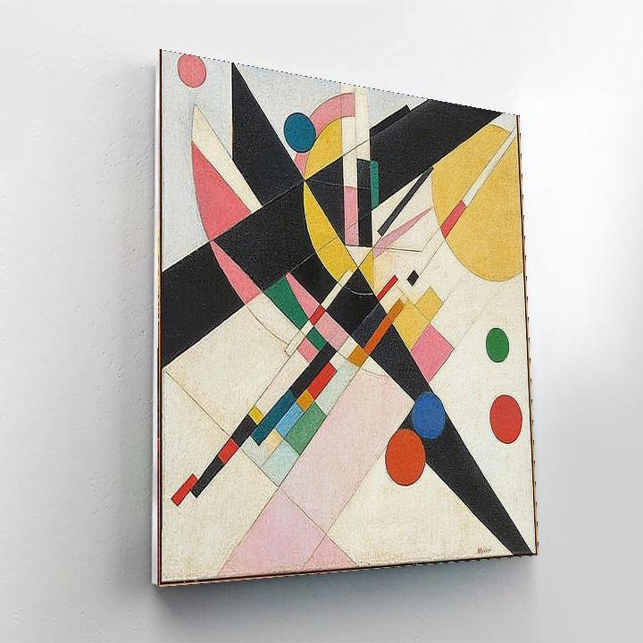 Kazimir Malevich Inspired Infinite Balance  Paint By Numbers