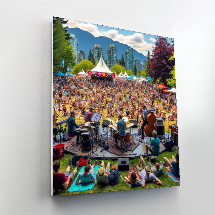 Vancouver International Jazz Festival - Vancouver, Canada Numbered Painting Kits