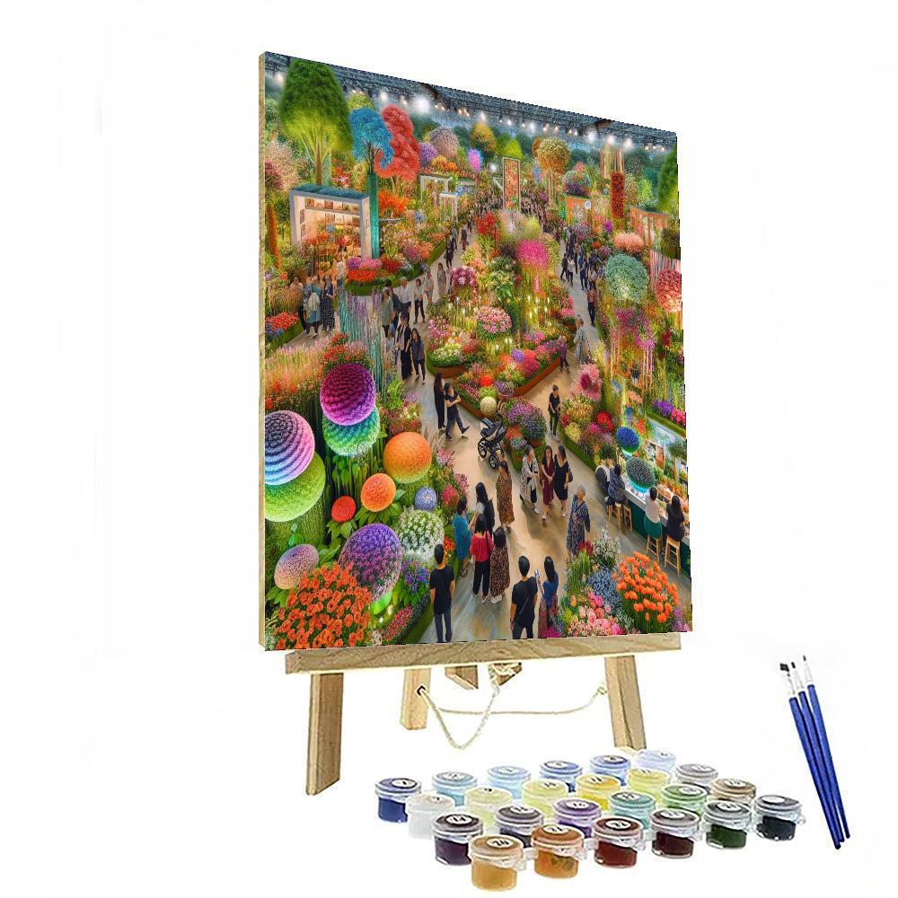 Harrogate Flower Show - England Painting Number Kit