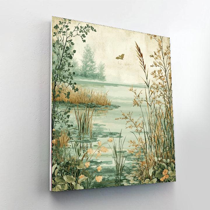 Leonardo Da Vinci Inspired The Melody Of Nature  Paint By Numbers Art