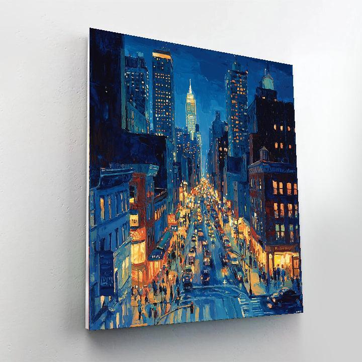 Edward Hopper Inspired Dynamic Urban Nights  Paint By Numbers Kits