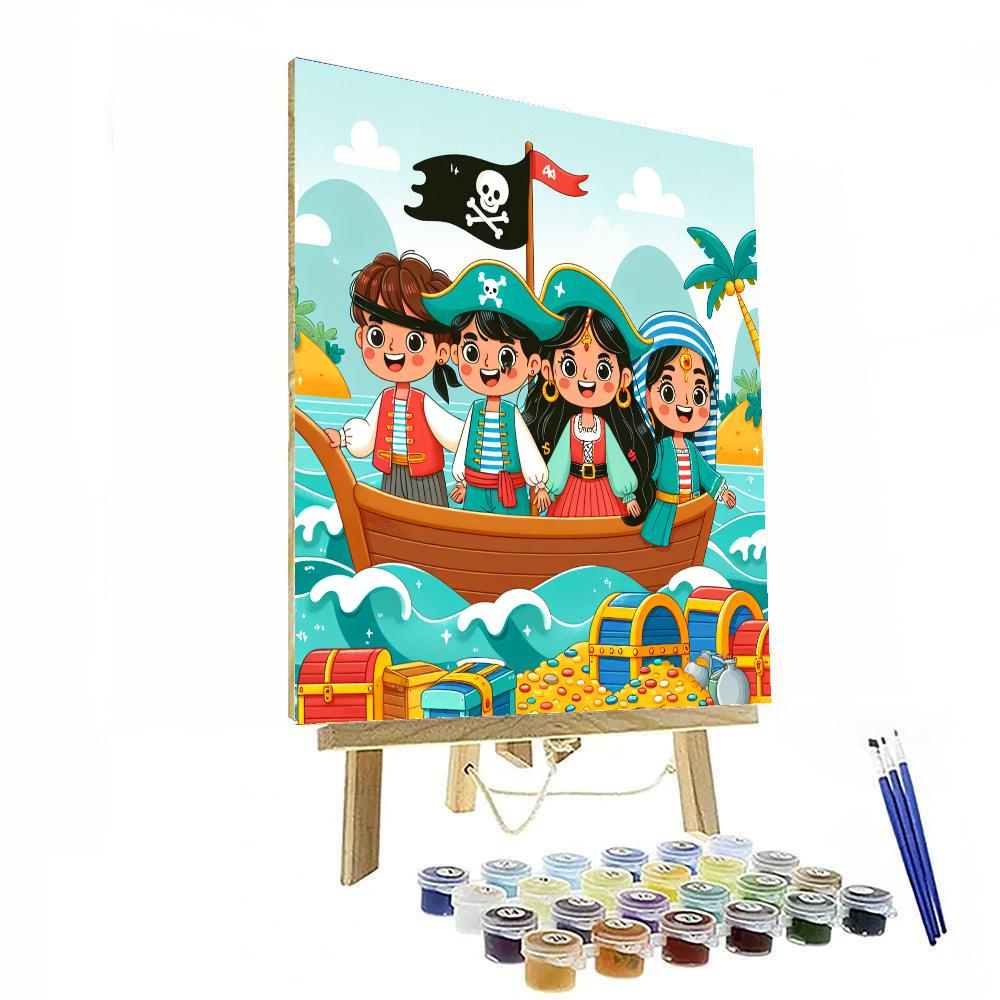 Adventurous Young Pirates Numbered Painting Kits