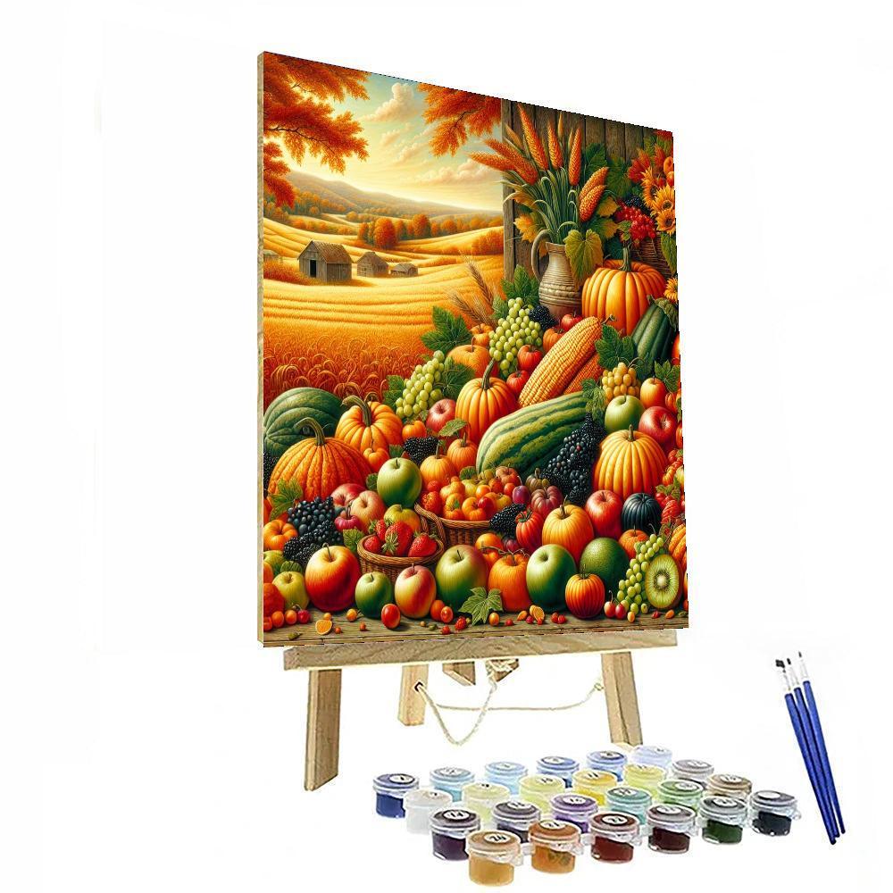 Beautiful Harvest Season Painting By Numbers Kit