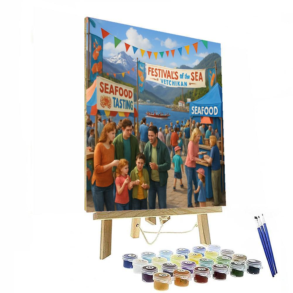 Festivals Of The Sea - Ketchikan, Alaska, Usa Paint By Numbers Art