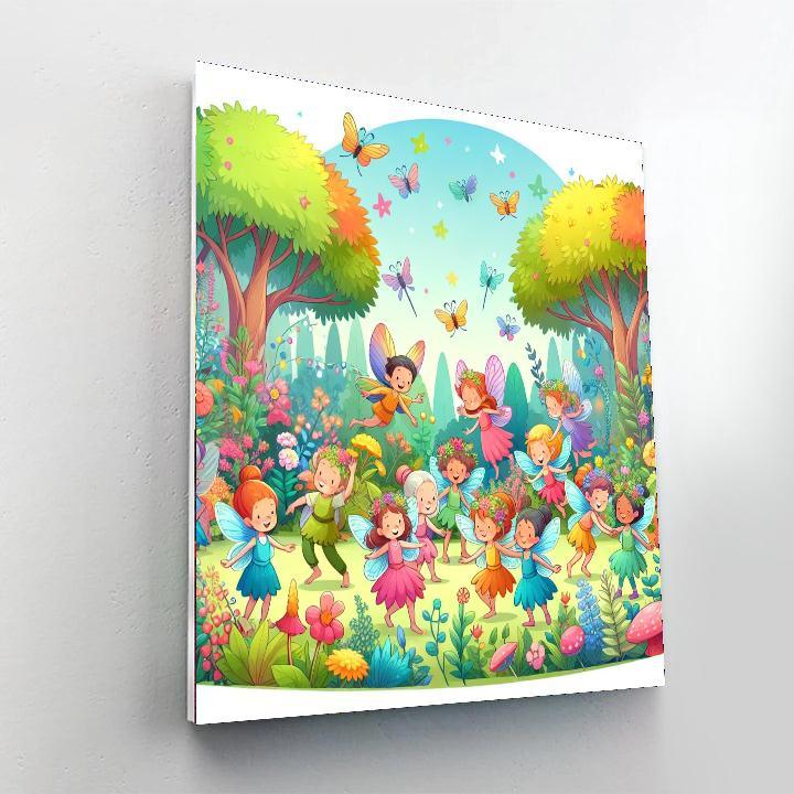 Mystical Fairy Adventure Number Painting