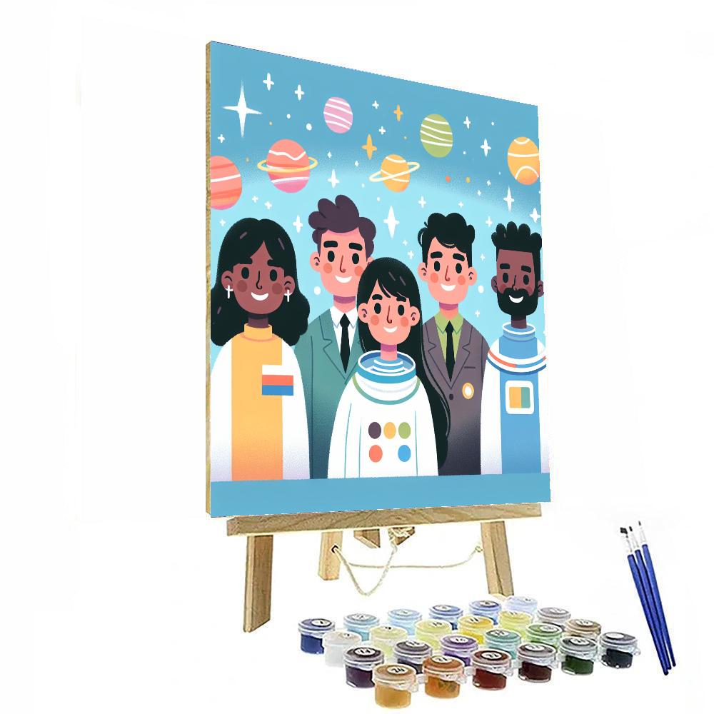 Space Pioneers Expedition Numbered Painting Kits