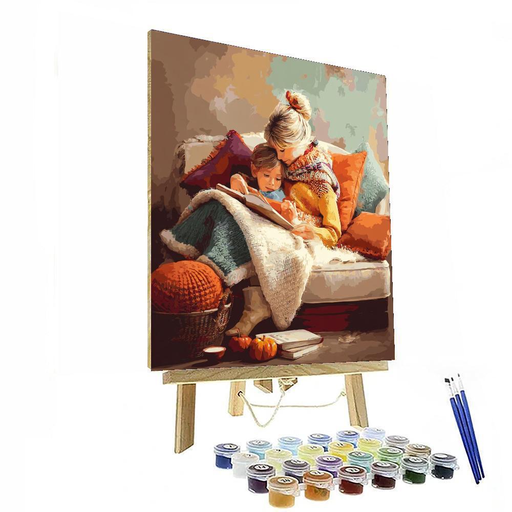 Cuddles On The Couch Paint By Numbers Art