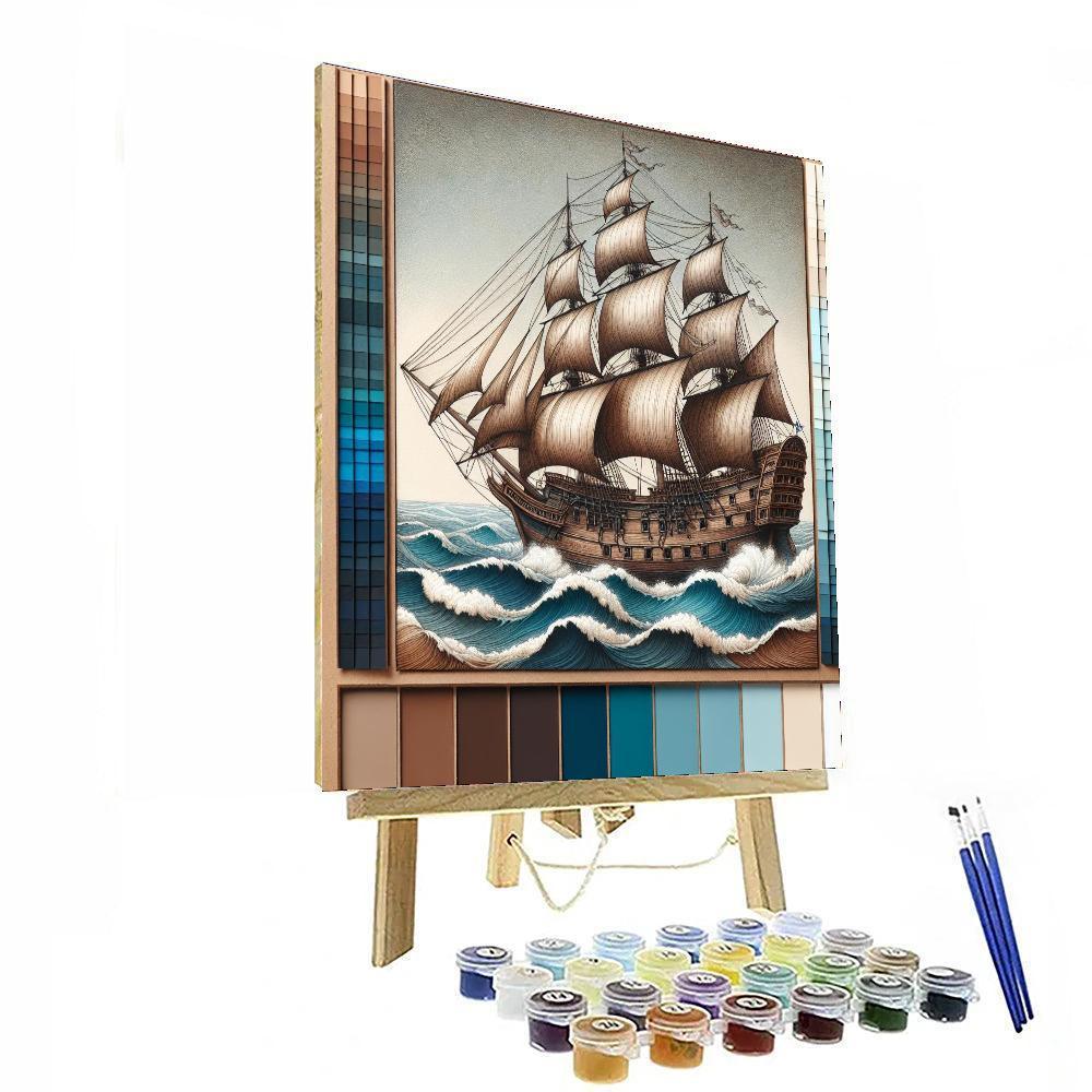 Historical Voyage Celebration Paint By Numbers Art