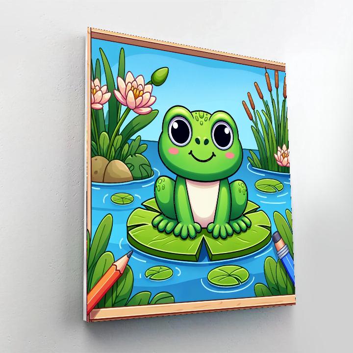 Froggy Adventures Painting By Numbers Kit