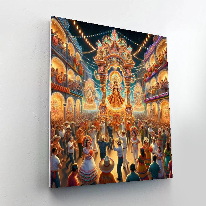 Durga Puja Festival - India Paint By Numbers