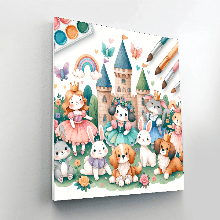 Magical Pet Kingdom Paint By Numbers Kits
