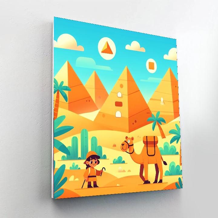Historic Pyramids Paint By Numbers Art