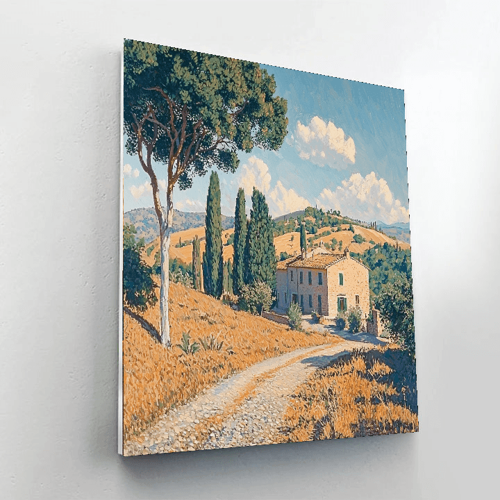 Giorgio Morandi Inspired Sundrenched Tuscany  Paint By Color