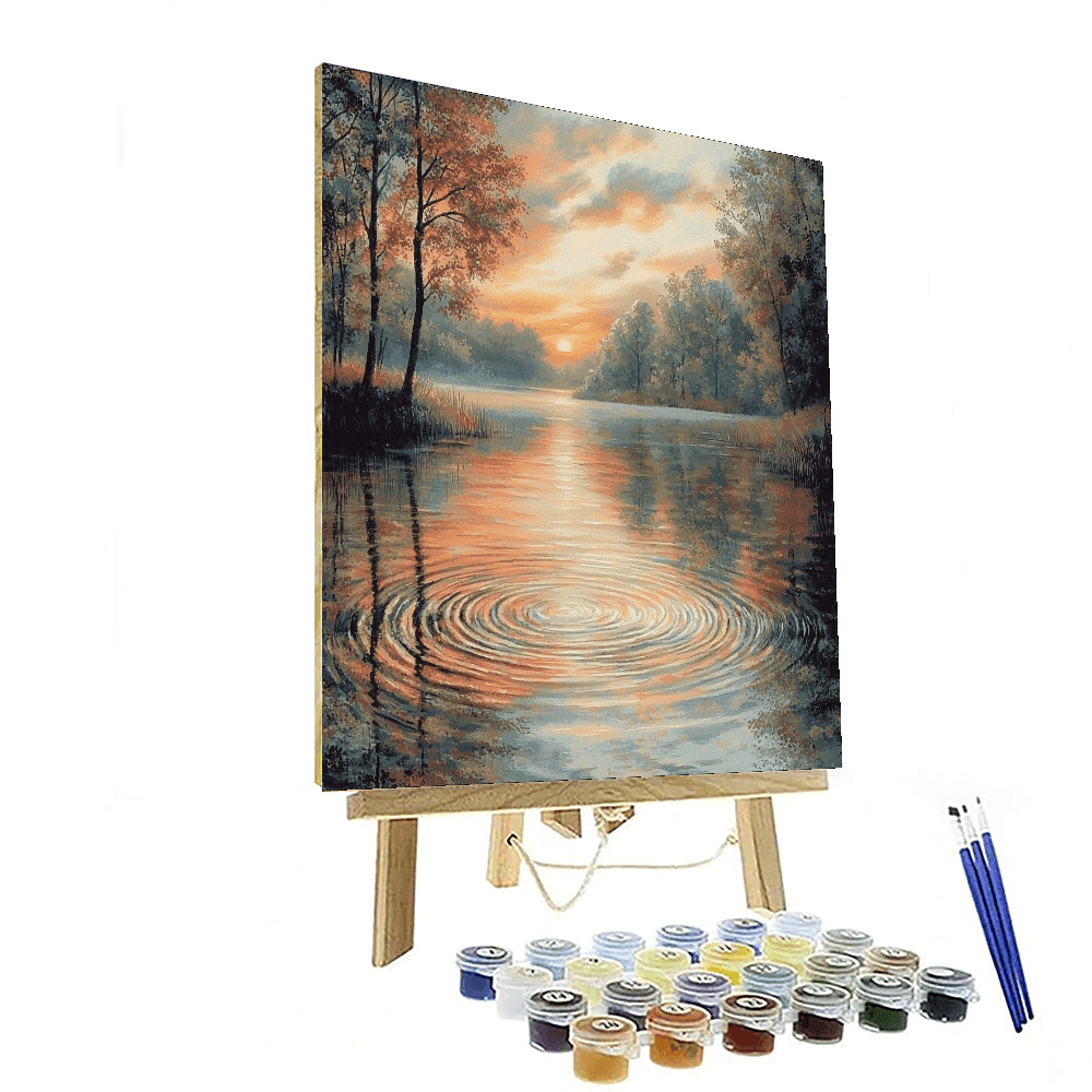 John Constable Inspired Enchanting Evening Reflections  Paint By Numbers
