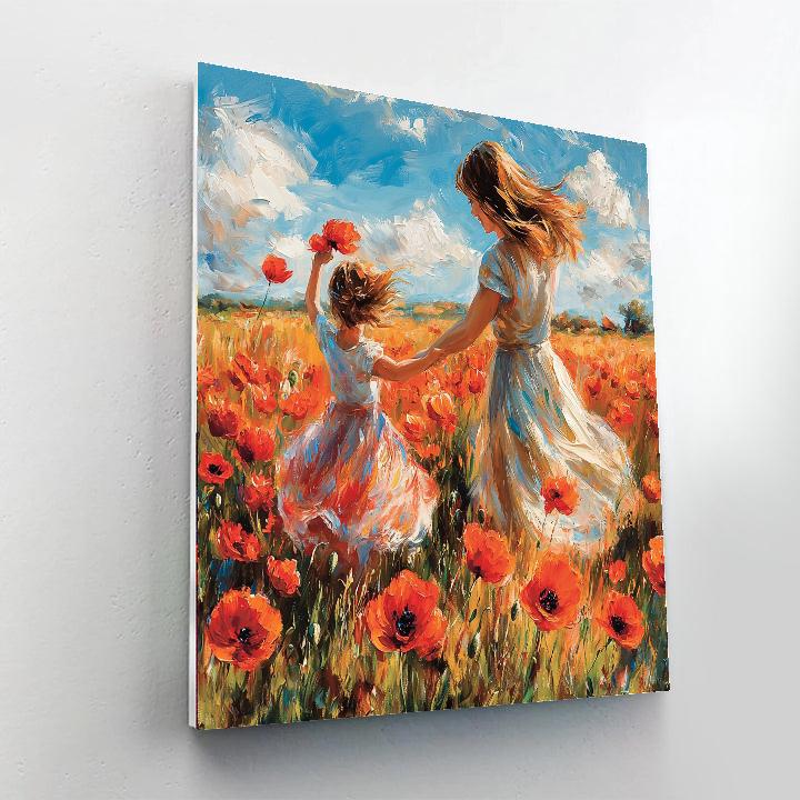 Floral Dance Of Joy Paint By Number