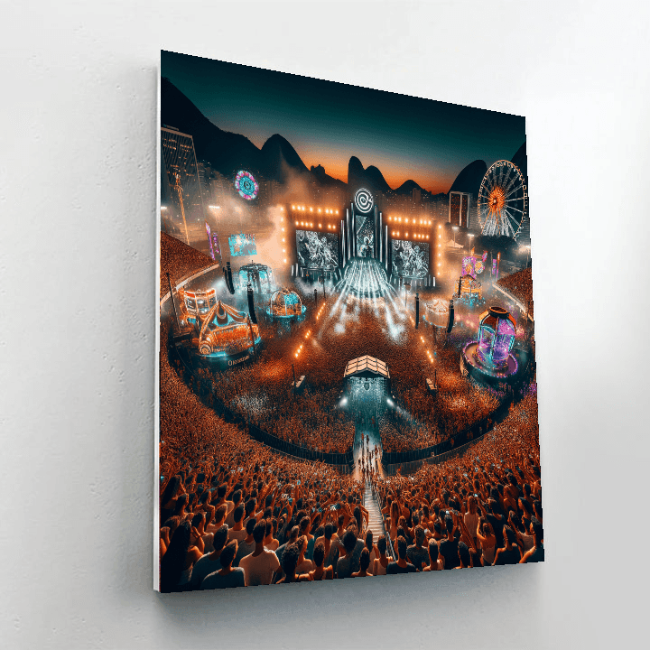 Rock In Rio - Brazil Painting Number Kit