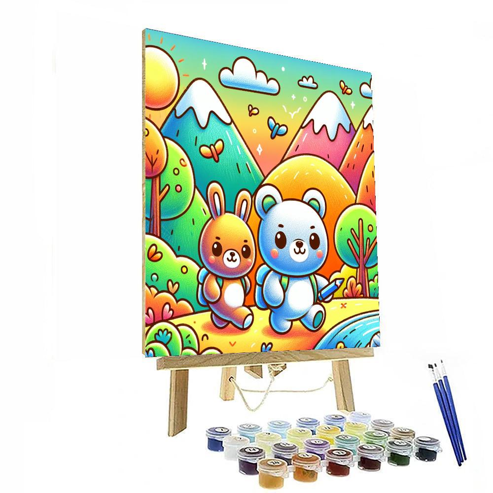 Crayon Critter Caper Numbered Painting Kits