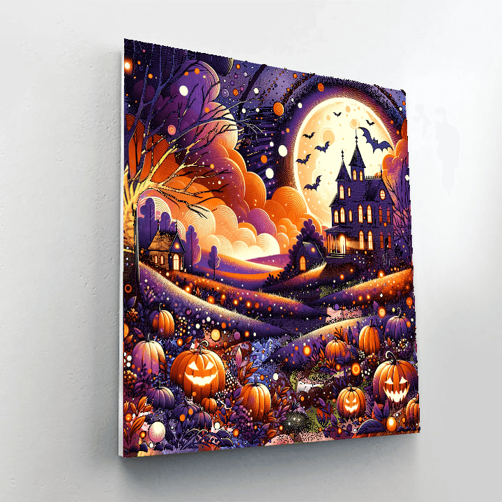 Halloween Night Whimsy Paint By Number