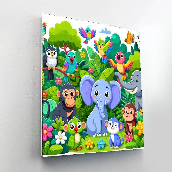 Adventures With Animal Friends Paint By Number