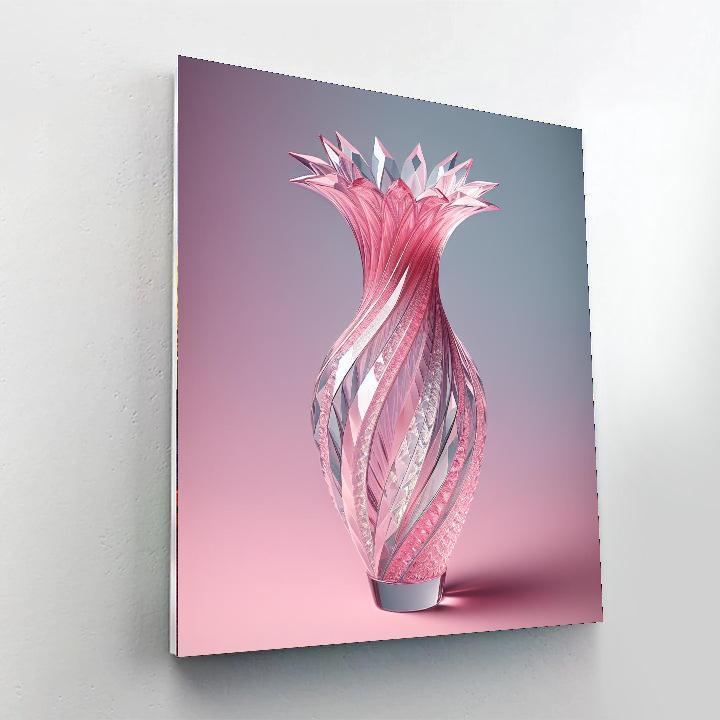 Petal Prism Vase Paint By Number