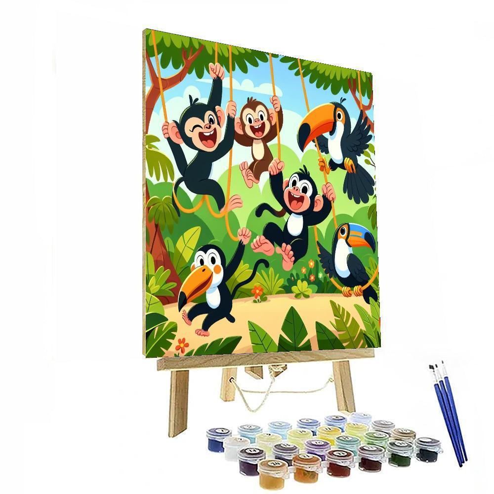 Jungle Party Paint By Numbers