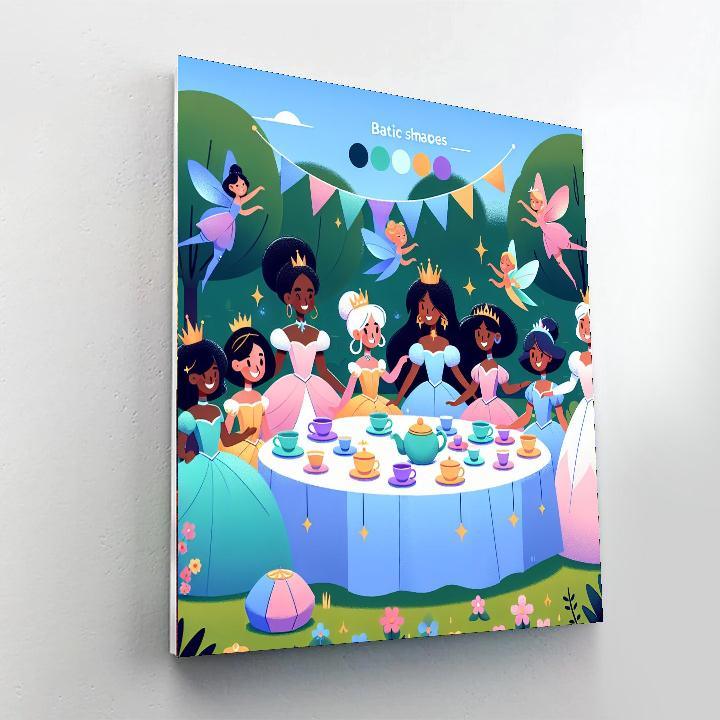 Enchanted Fairy Tale Tea Party Paint By Number