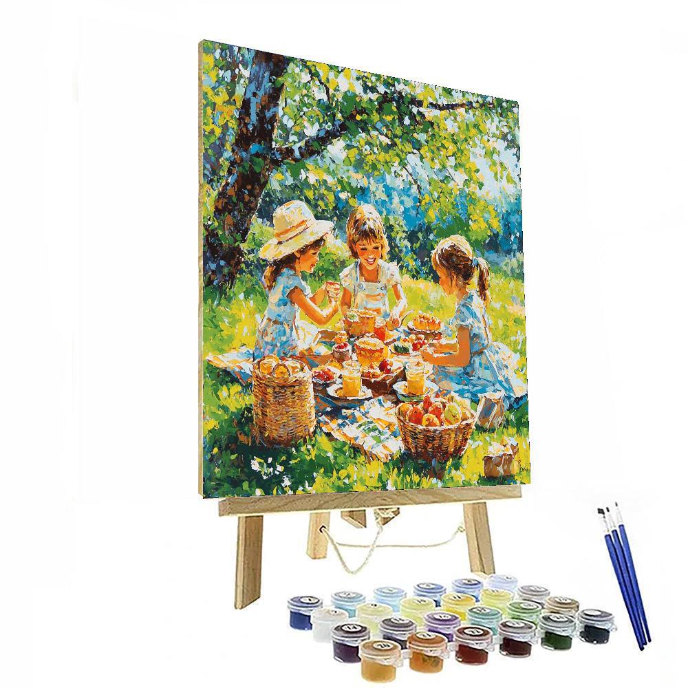 Summer Memories Number Painting