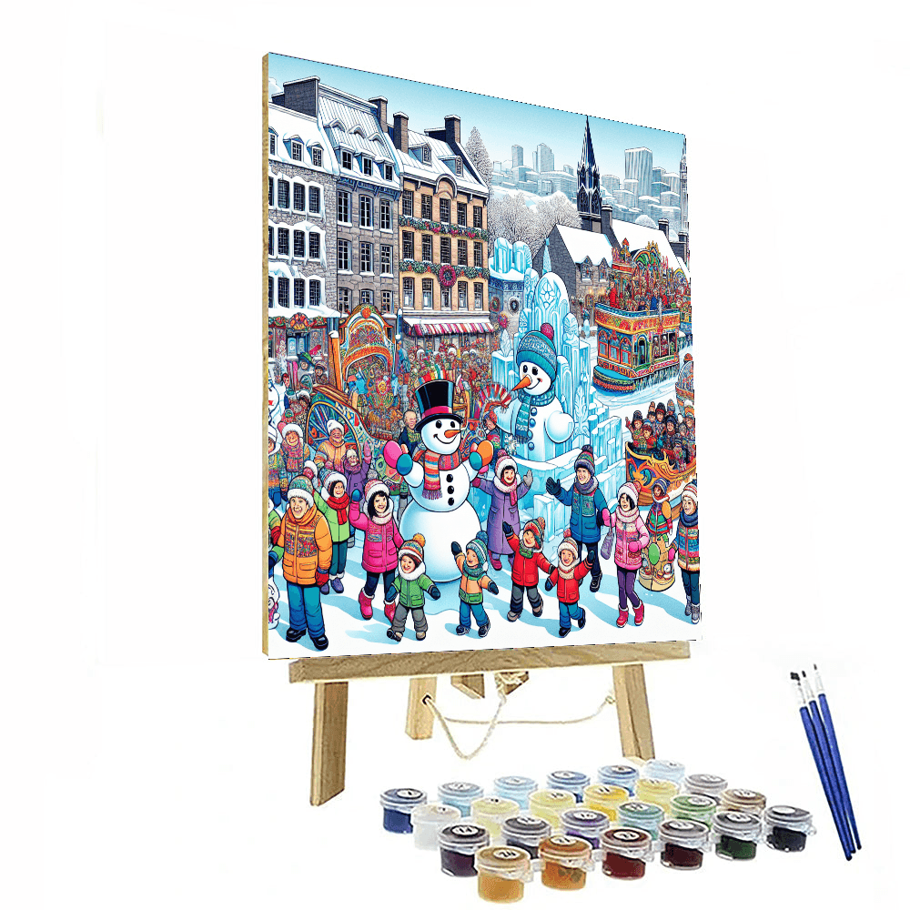 Carnaval De Quebec Painting By Numbers Kit