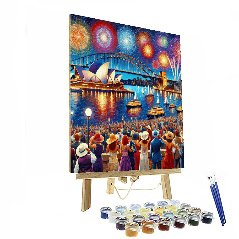 New Year's Eve - Sydney Painting By Numbers Kit