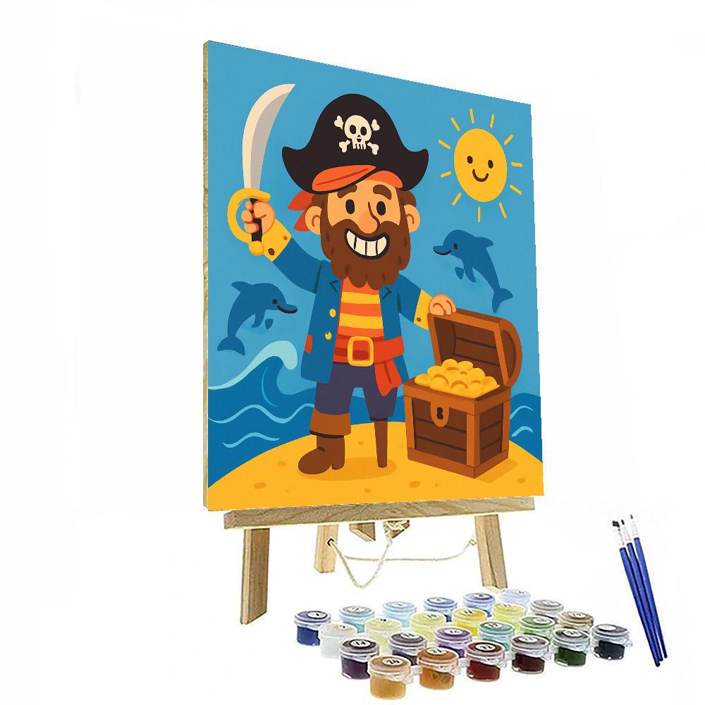 Friendly Pirate Numbered Painting Kits
