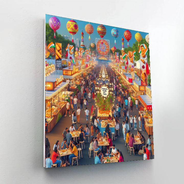 International Festival Of Street Food - India Paint By Number