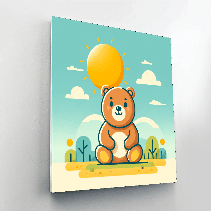 Sunshine Bear Painting By Numbers Kit