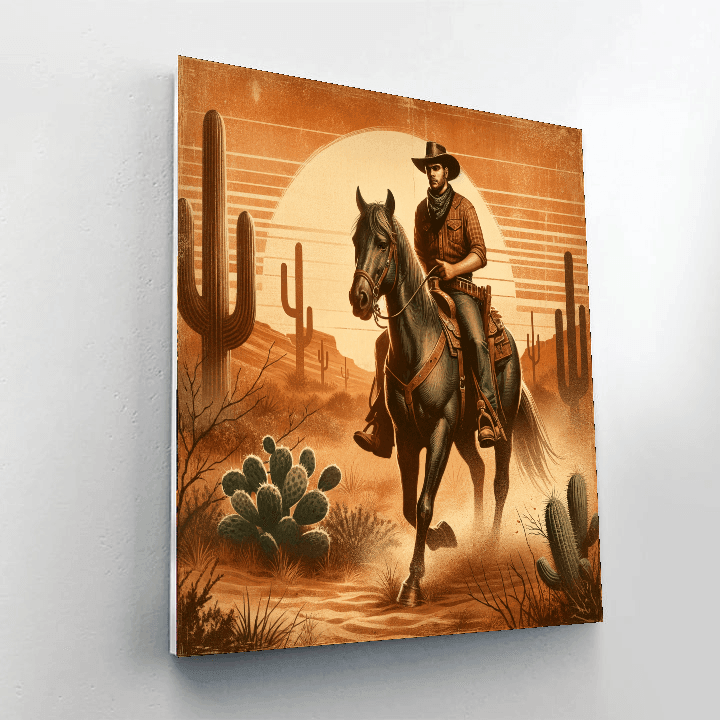 Wild West Escape DIY Paint By Numbers