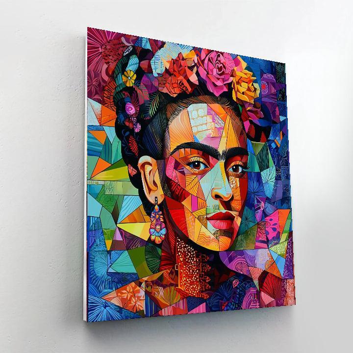 Frida Kahlo Inspired Soulful Landscape  Numbered Painting Kits