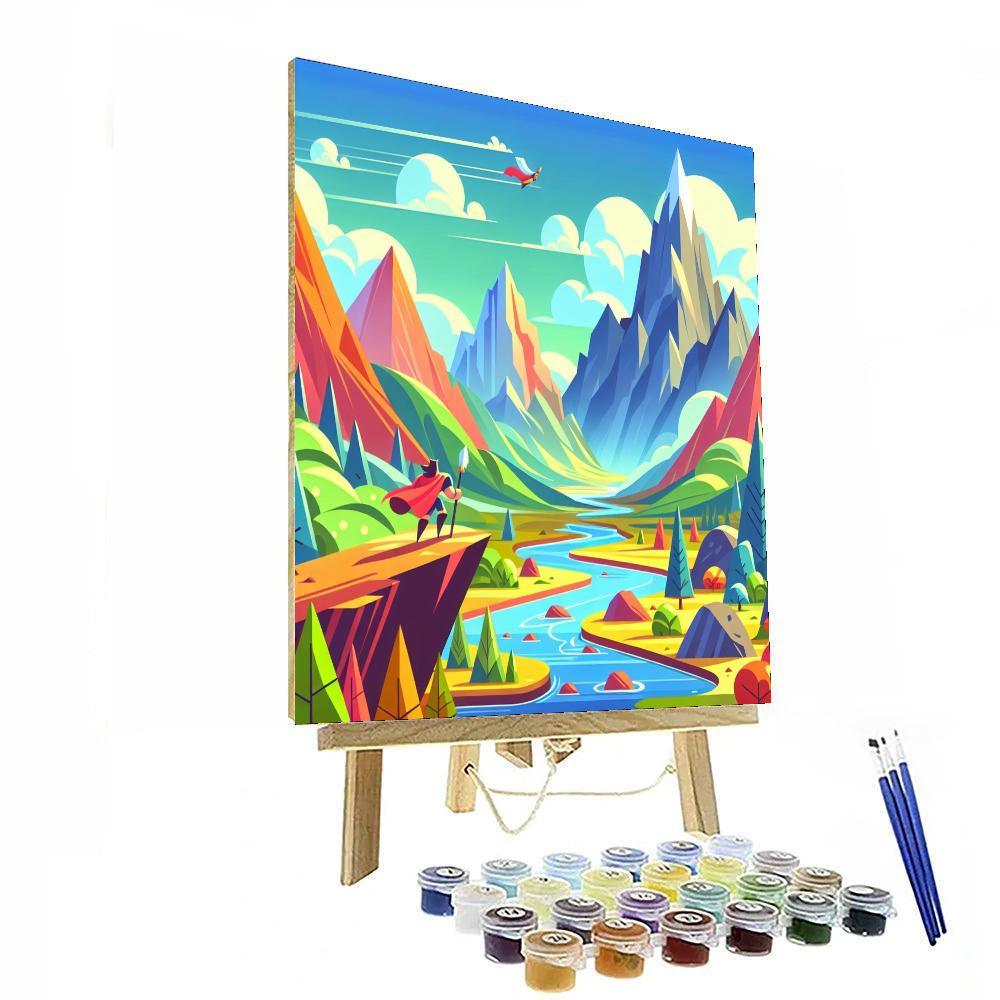 Courageous Quest Paint By Numbers Art