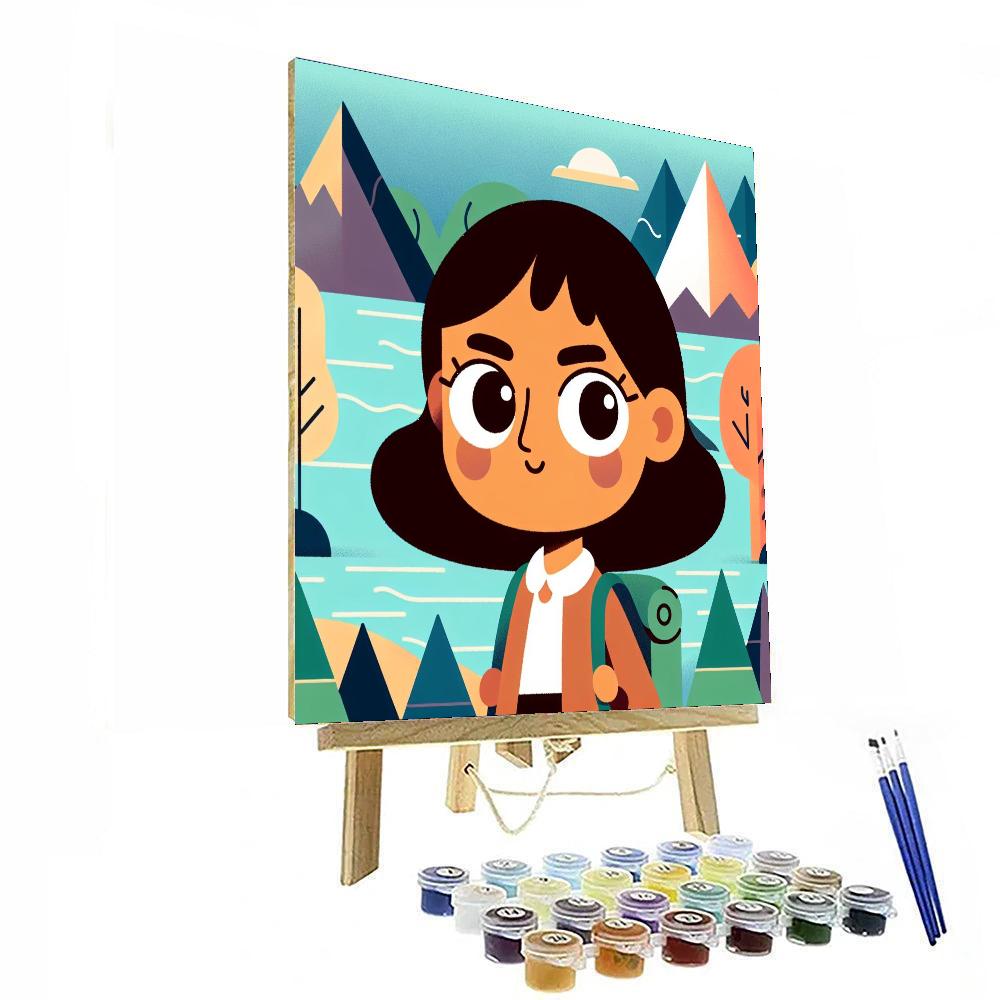 Inquisitive Explorer's Journey Paint By Numbers Art