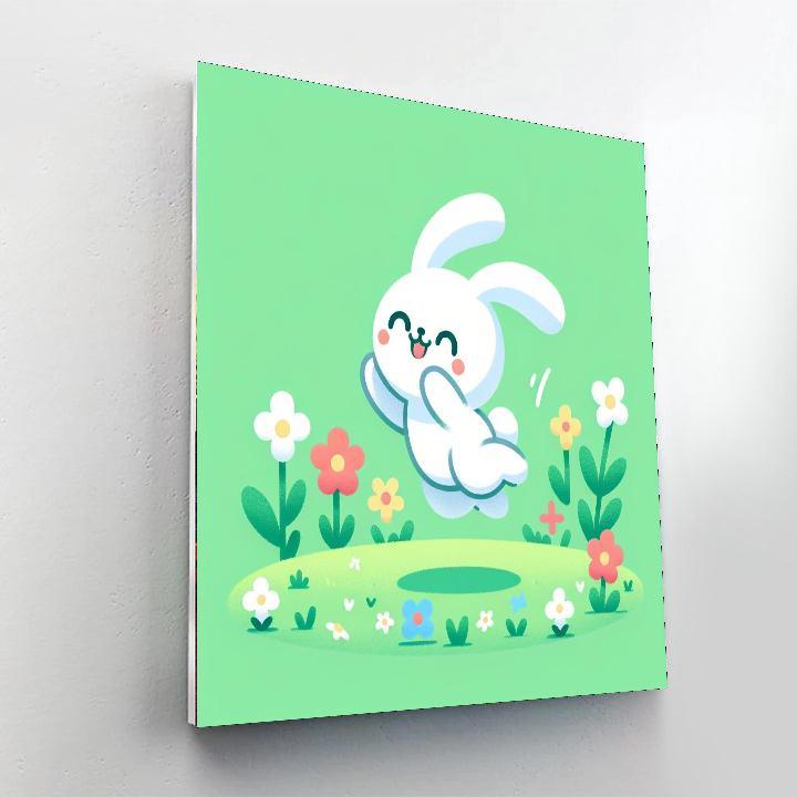 Bright Bunny Numbered Painting Kits