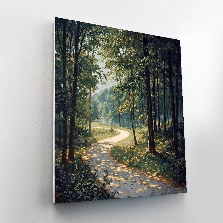 Caspar David Friedrich Inspired Nature's Whispers  Paint By Numbers Kits