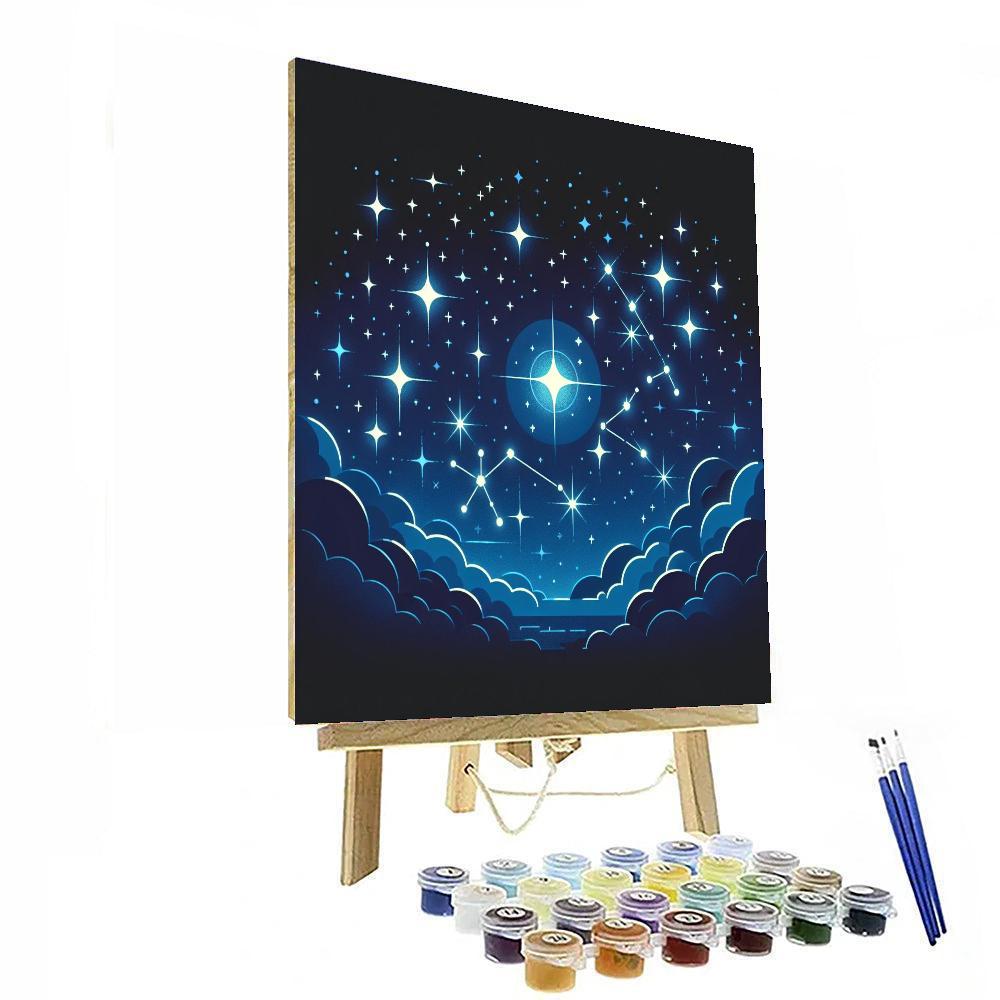 Starry Constellations Number Painting