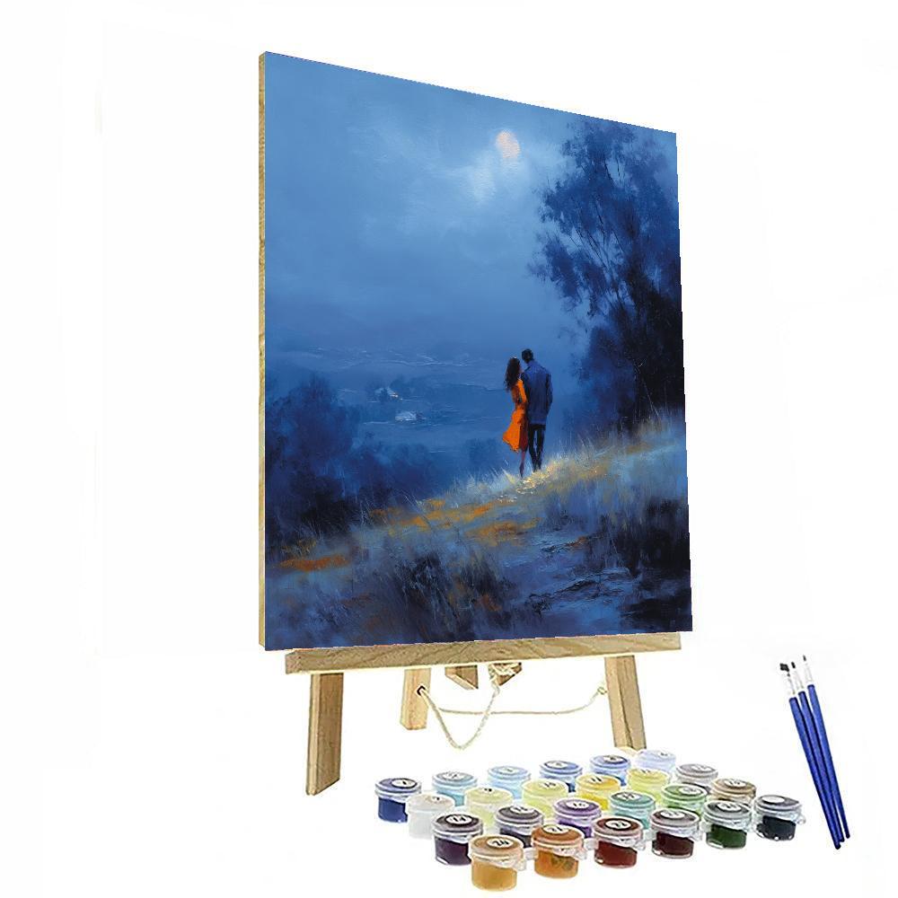 Love Under The Moonlight DIY Paint By Numbers