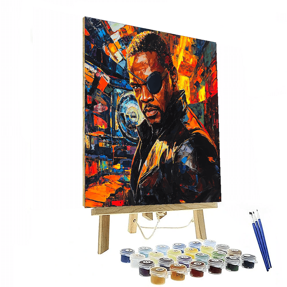 Samuel L. Jackson: The Commanding Voice Of Nick Fury DIY Paint By Numbers